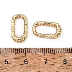 SHEGRACE Brass Spring Gate Rings&nbsp;XGRQ58095-756G