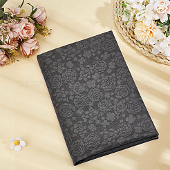 1 Yard Flower Pattern Imitation Leather Fabric&nbsp;DIY-MA0007-01