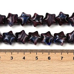 Handmade Millefiori Glass Beads Strands&nbsp;LAMP-H067-01K