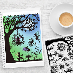 Flower PVC Stamps&nbsp;DIY-WH0582-0038