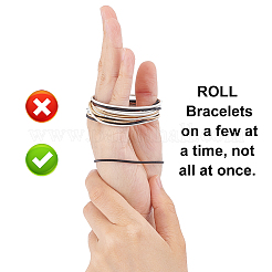 48 Strands 4 Style Spring Bracelets&nbsp;TWIR-BC0001-49