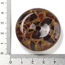 Synthetic Gold Clinquant Stone Pendants&nbsp;G-P549-03B