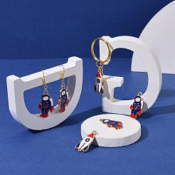 20Pcs 2 Style Zinc Alloy Enamel Pendants&nbsp;ENAM-LS0001-17G