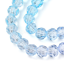 Transparent Glass Beads Strands&nbsp;GLAA-E036-07T