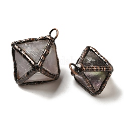 Natural Colorful Fluorite Pendants&nbsp;G-K381-03R