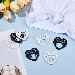 16Pcs 4 Styles Plastic Buckles&nbsp;FIND-WR0012-74