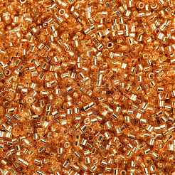 Baking Paint Silver Lined Glass Seed Beads&nbsp;SEED-H003-09A