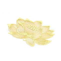 Brass Filigree Big Pendants&nbsp;KKC-T003-15G