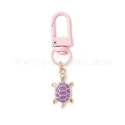 Ocean Alloy Enamel Turtle Pendant Decorations&nbsp;HJEW-JM04352