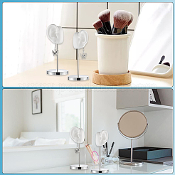2 Sets 2 Styles Left & Right Silicone Ear Shaped Earring Display Stands with Iron Bar&nbsp;EDIS-SC0001-14