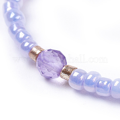 Adjustable Nylon Thread Braided Beaded Bracelets&nbsp;BJEW-JB04376