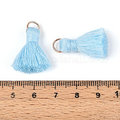 Polycotton(Polyester Cotton) Tassel Pendant Decorations&nbsp;X-FIND-S280-11