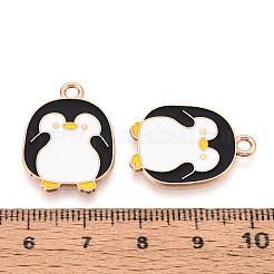 Alloy and Enamel Pendants&nbsp;ENAM-T021-42A-G
