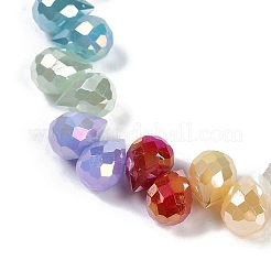Electroplate Glass Beads Strands&nbsp;EGLA-B009-02