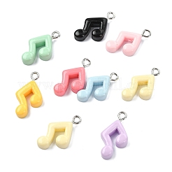 40Pcs Opaque Resin Pendants&nbsp;RESI-CJ0005-30