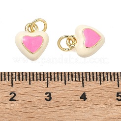 Brass Enamel Pendants&nbsp;KK-H259-01A-G