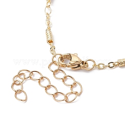 Plastic Imitation Pearl Oval Link Chain Bracelet Making&nbsp;AJEW-JB01150-41