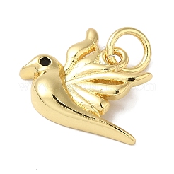 Rack Plating Brass Enamel Charms&nbsp;KK-B092-35G