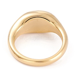Ion Plating(IP) Unisex 304 Stainless Steel Finger Rings&nbsp;RJEW-K233-11-G
