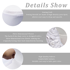 Spandex Stretchy Dinning Chair Cover&nbsp;AJEW-WH20018-319A