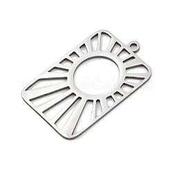 201 Stainless Steel Pendants&nbsp;STAS-I362-01P-04