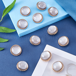 12Pcs ABS Plastic Shank Buttons&nbsp;BUTT-GF0003-47C