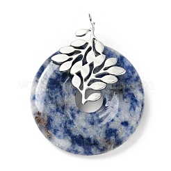 Natural Blue Spot Jasper Pendants&nbsp;G-E088-03P-03