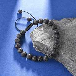 Adjustable Nylon Cord Braided Bead Bracelets&nbsp;BJEW-F308-55G
