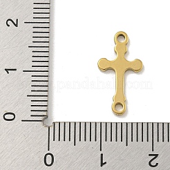 Ion Plating(IP) 201 Stainless Steel Connector Charms&nbsp;STAS-S146-08G
