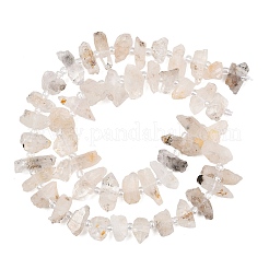 Natural Herkimer Diamond Beads Strands&nbsp;GG-CBA533A-A01-02