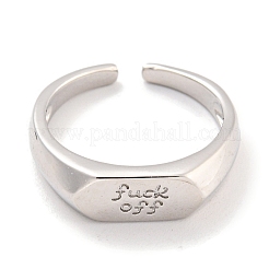 Brass Cuff Rings&nbsp;RJEW-Q811-01P