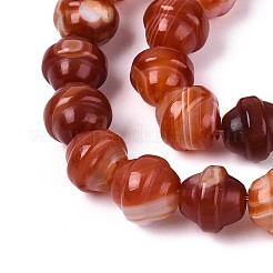 Dyed Natural Agate Beads Strands&nbsp;G-T144-27C