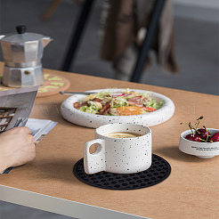 2Pcs Silicone Coaster&nbsp;AJEW-LP0006-31D