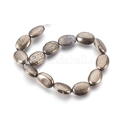 Natural Pyrite Beads Strands&nbsp;G-E499-02A