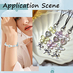 80Pcs 8 Styles Alloy Bead Frame&nbsp;FIND-SP0004-13