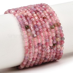 Natural Pink Tourmaline Beads Strands&nbsp;G-N342-33C-01