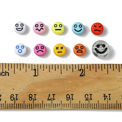 10 Colors Opaque Acrylic Beads&nbsp;MACR-FS0001-77