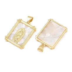 Brass Shell Pendants&nbsp;CU-CBA9482-05G-07