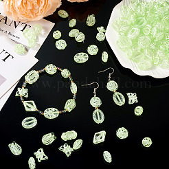 100g Transparent Acrylic Beads&nbsp;OACR-TA0003-22D
