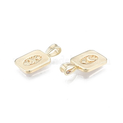 Brass Pendants&nbsp;KK-G432-15G