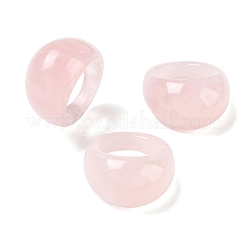 Natural Rose Quartz Finger Rings for Women&nbsp;GG-CBA12F1-03