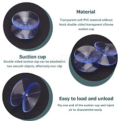 Plastic Double-Sided Suction Cups&nbsp;KY-WH0046-16B
