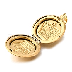 316 Stainless Steel Locket Pendants&nbsp;STAS-C123-04B-G