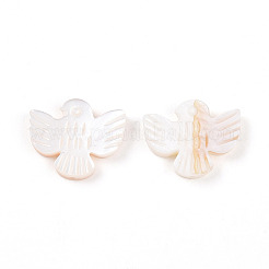 Natural Freshwater Shell Carved Beads&nbsp;SHEL-N036-12