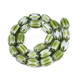 Handmade Millefiori Glass Barrel Beads&nbsp;LA-N002-07B