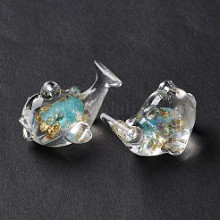 Luminous Transparent Resin Pendants&nbsp;RESI-K019-07
