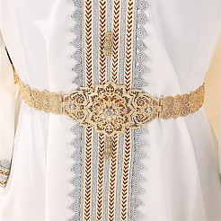 Alloy Crystal Rhinestone Flower Chain Belts for Dress&nbsp;FS-WG9AC90-01