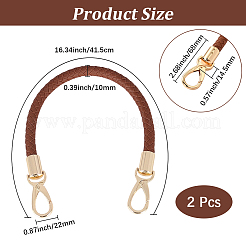 2Pcs PU Leather Bag Handles&nbsp;DIY-CL0001-95A