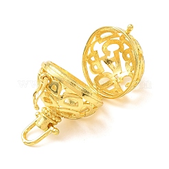 Brass Cage Pendants&nbsp;KK-CBA8ACD-08G