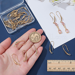 30Pcs Rack Plating Eco-friendly Brass Earring Hooks&nbsp;KK-ME0002-43
